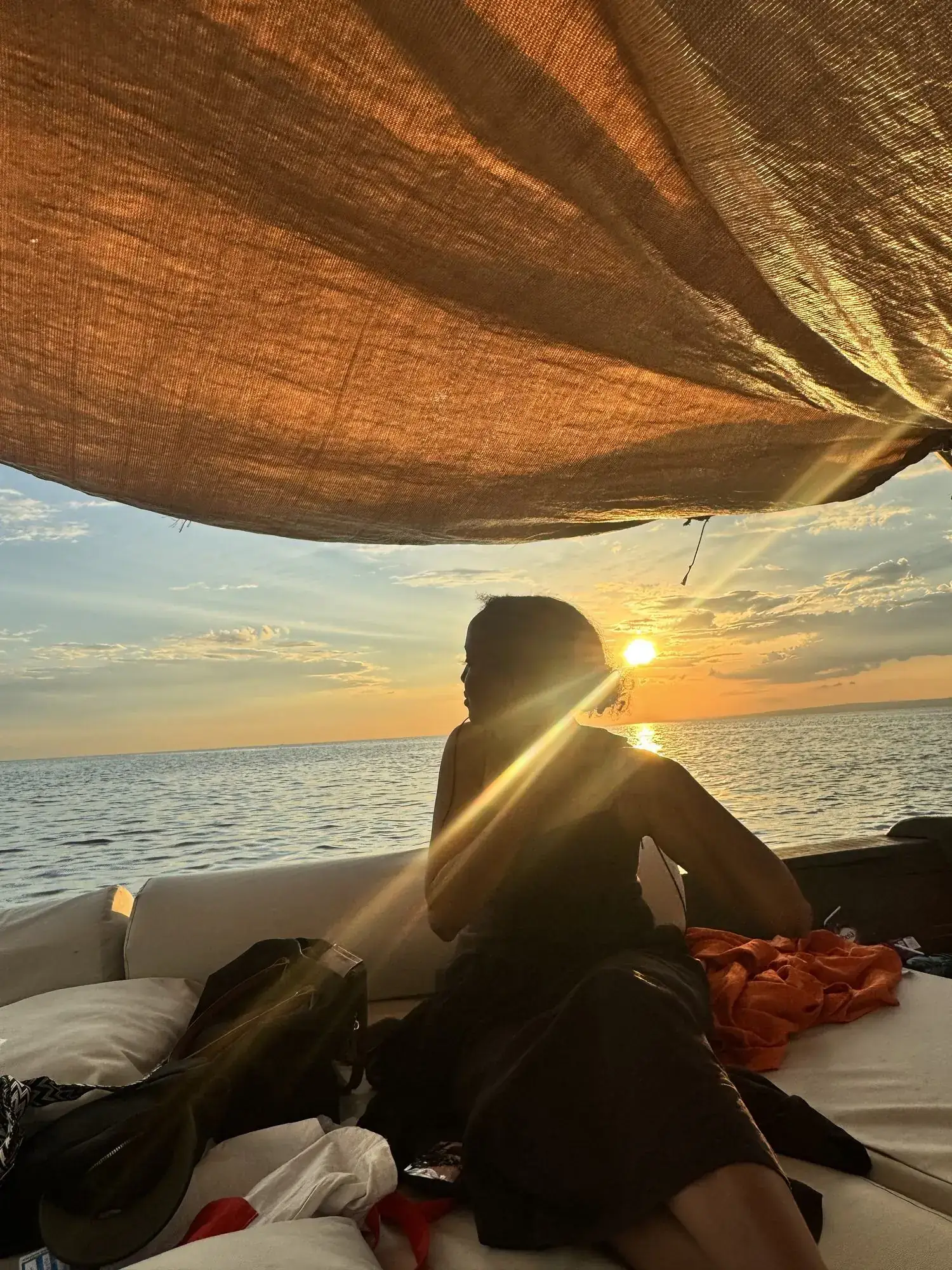 On the water